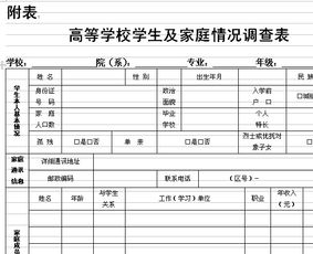 家庭成员工作情况怎么填写